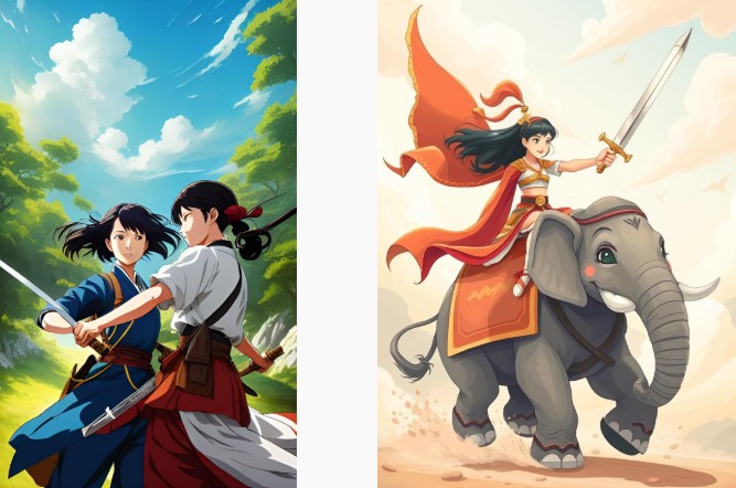 Hai Bà Trưng và Bà Triệu by Juan Inoriza